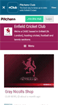 Mobile Screenshot of enfieldcricketclub.com